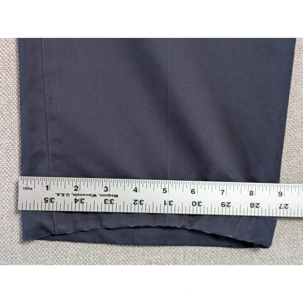 Brooks Brothers Men's 35x30 Navy Blue Advantage Chino Pants Lightweight Hudson